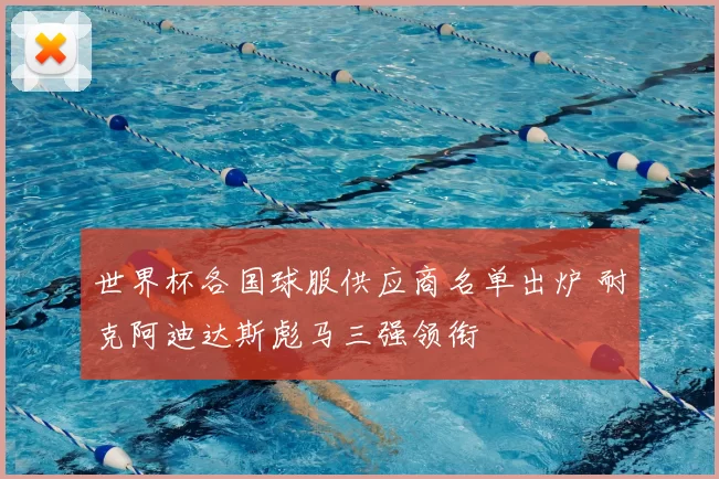 世界杯各国球服供应商名单出炉 耐克阿迪达斯彪马三强领衔
