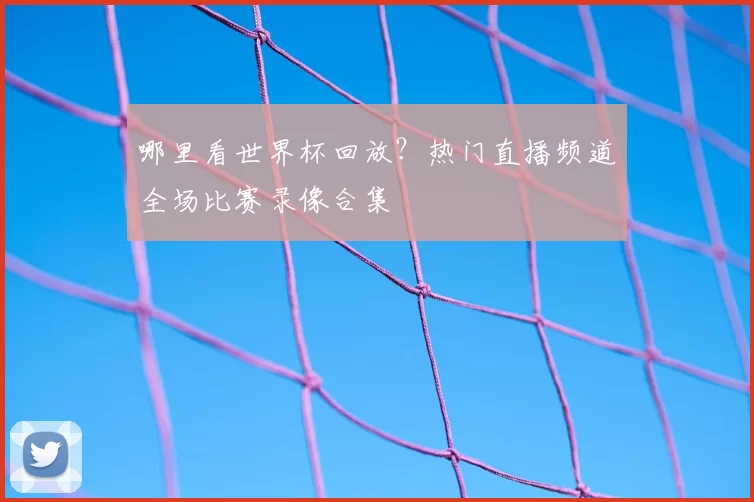 哪里看世界杯回放?热门直播频道全场比赛录像合集