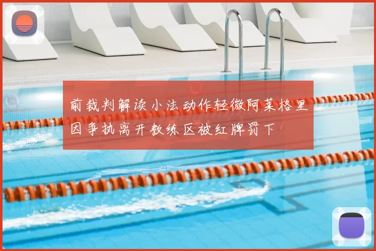 前裁判解读小法动作轻微阿莱格里因争执离开教练区被红牌罚下